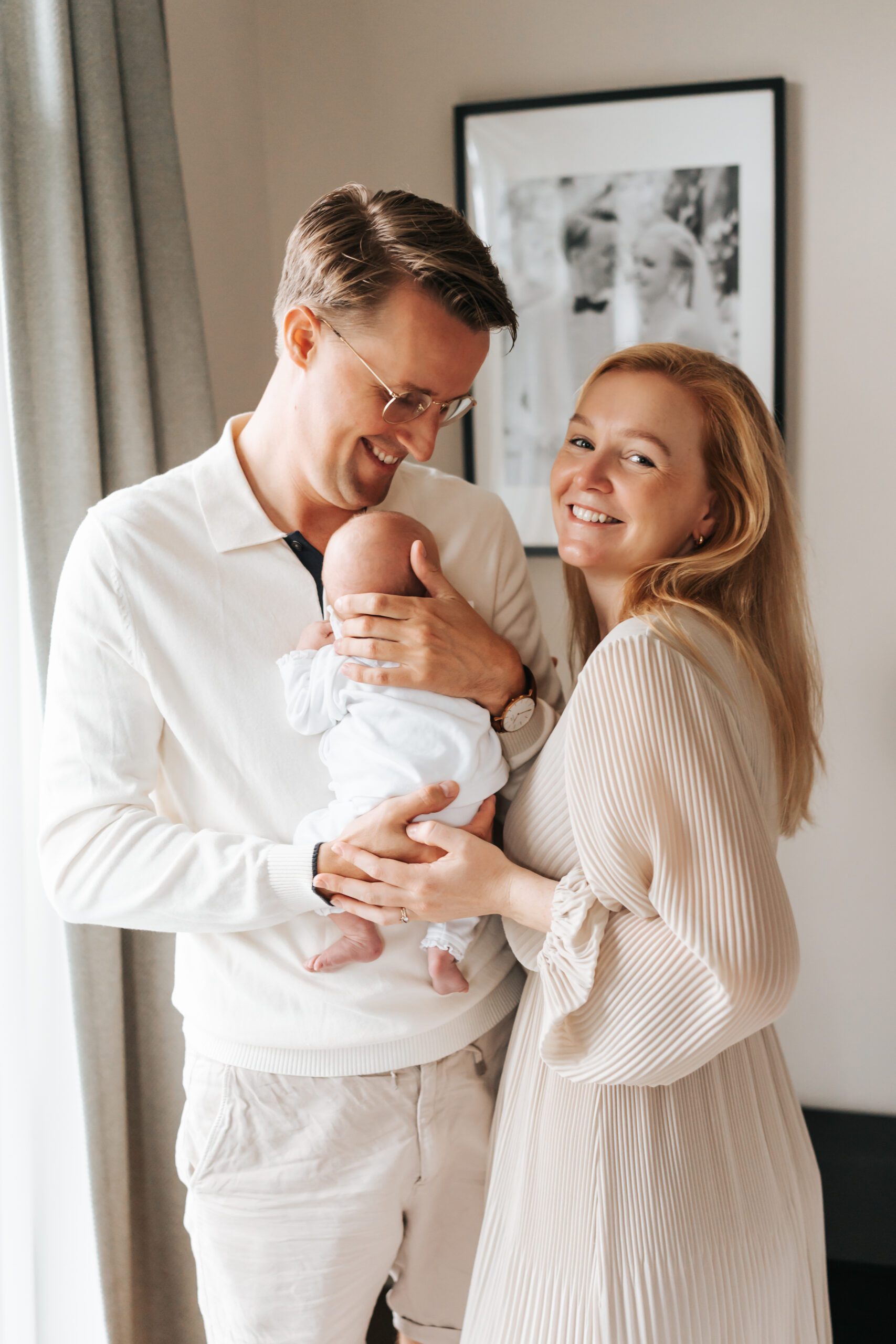 Newbornfotoshoot aan huis